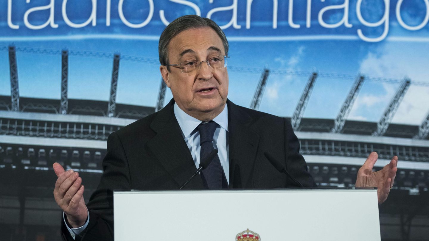 Florentino Pérez, presidente de la Superliga. (Efe)
