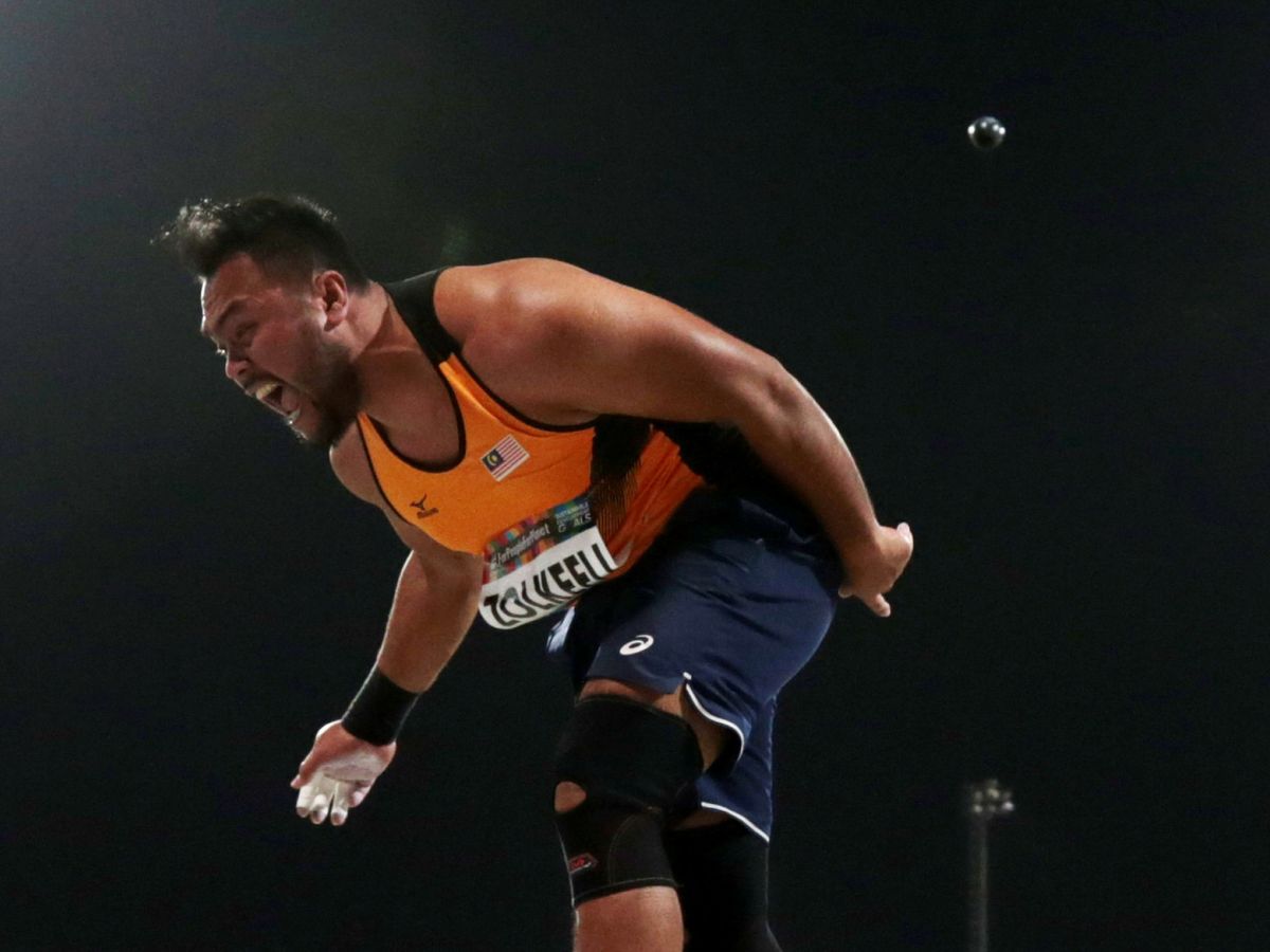 Foto: Muhammad Ziyad Zolkefli en el Mundial de Atletismo Paralímpico de Dubai de 2019 (Reuters/Christopher Pike)