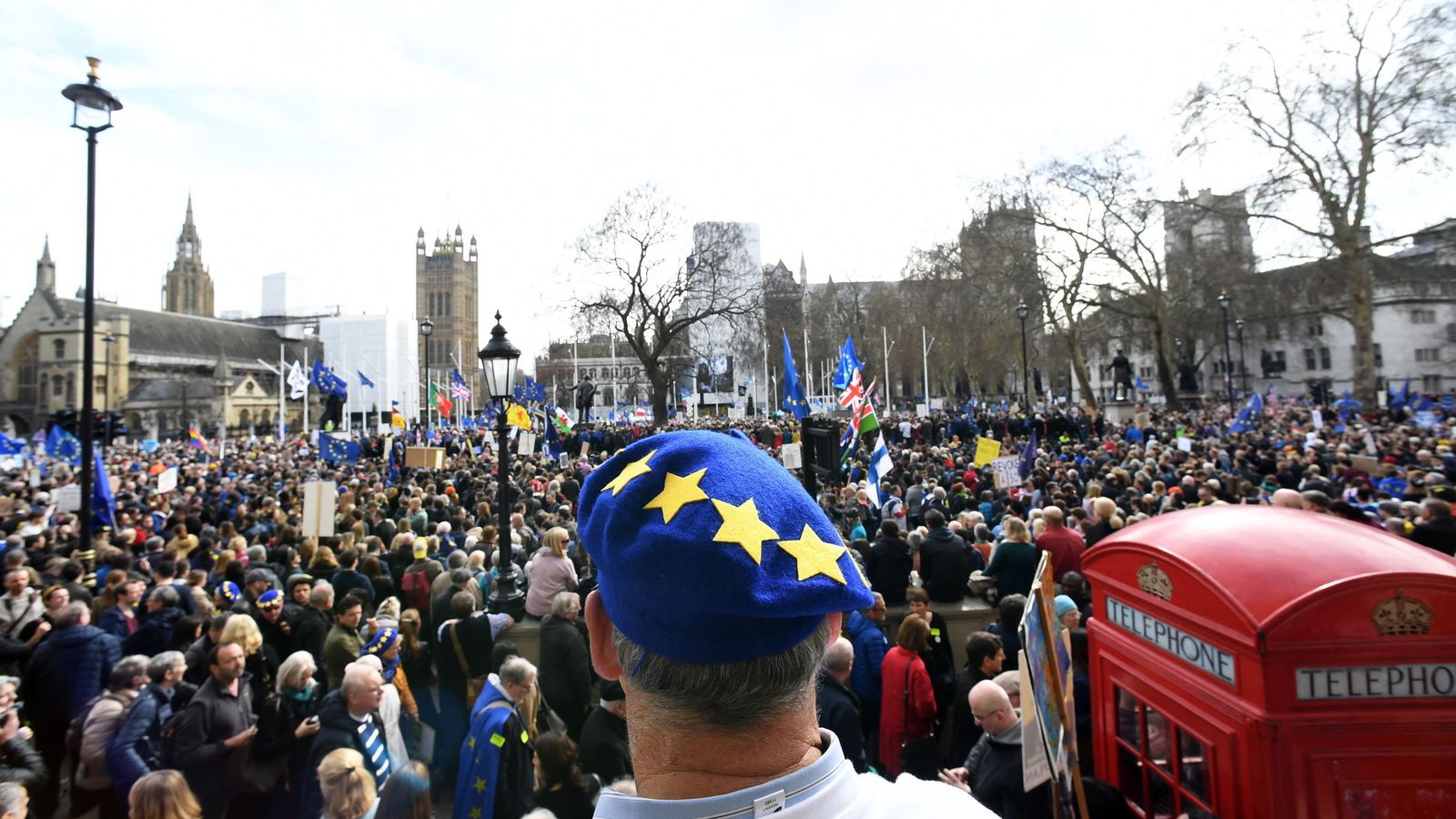 Foto: Manifestación a favor del Brexit en Londres. (EFE)