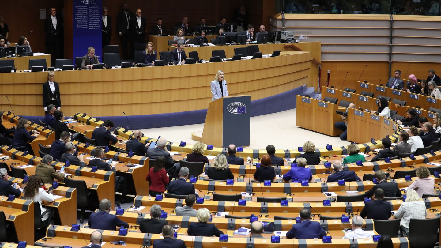 Sesión del Parlamento Europeo. (Europa Press)