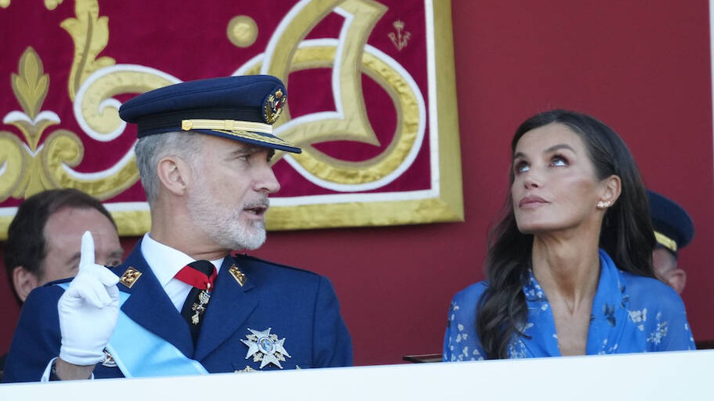 Las miradas cómplices de Felipe VI y la reina Letizia. (LP)