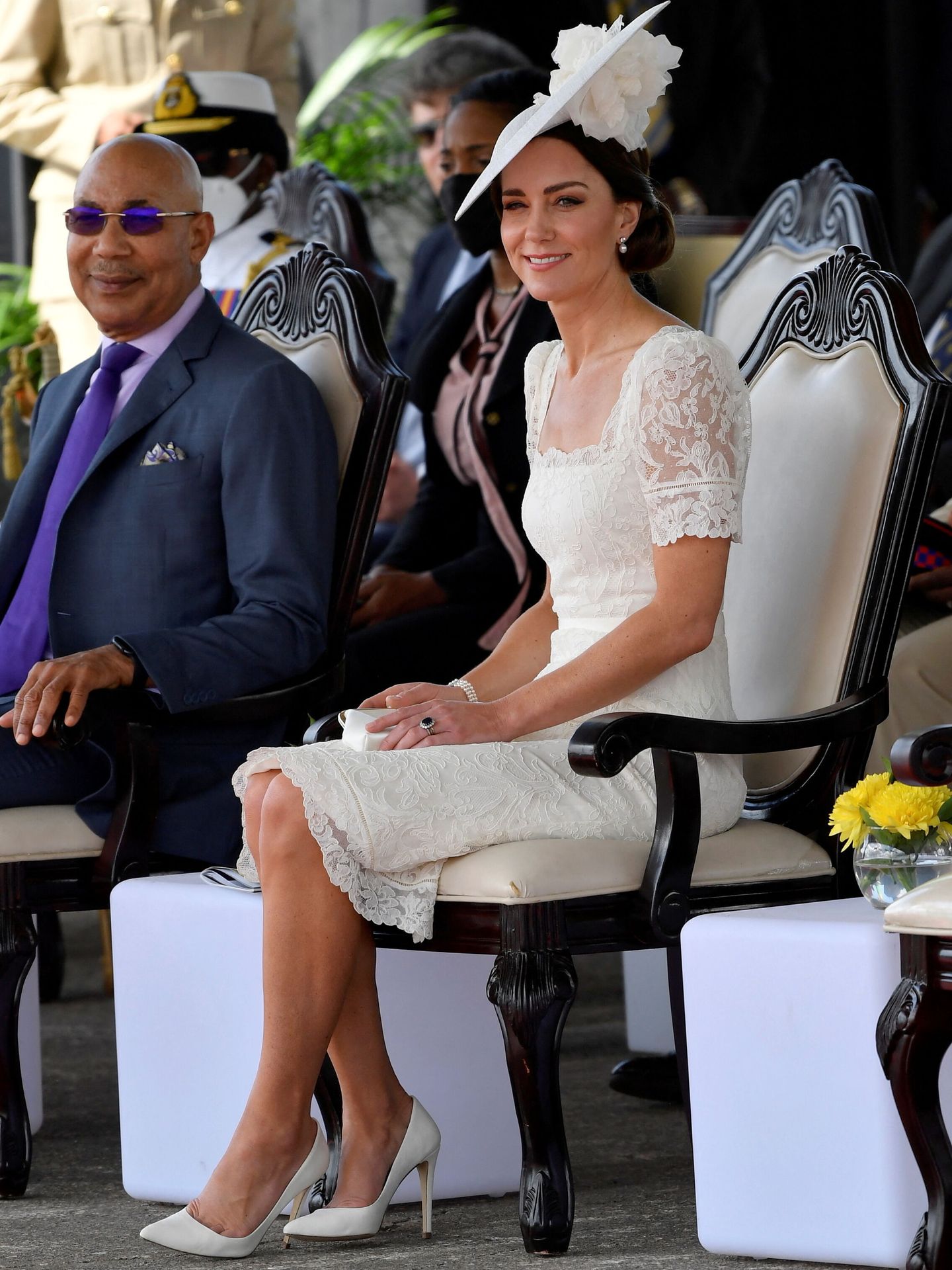 La duquesa de Cambridge, en Jamaica. (Reuters/Toby Melville)