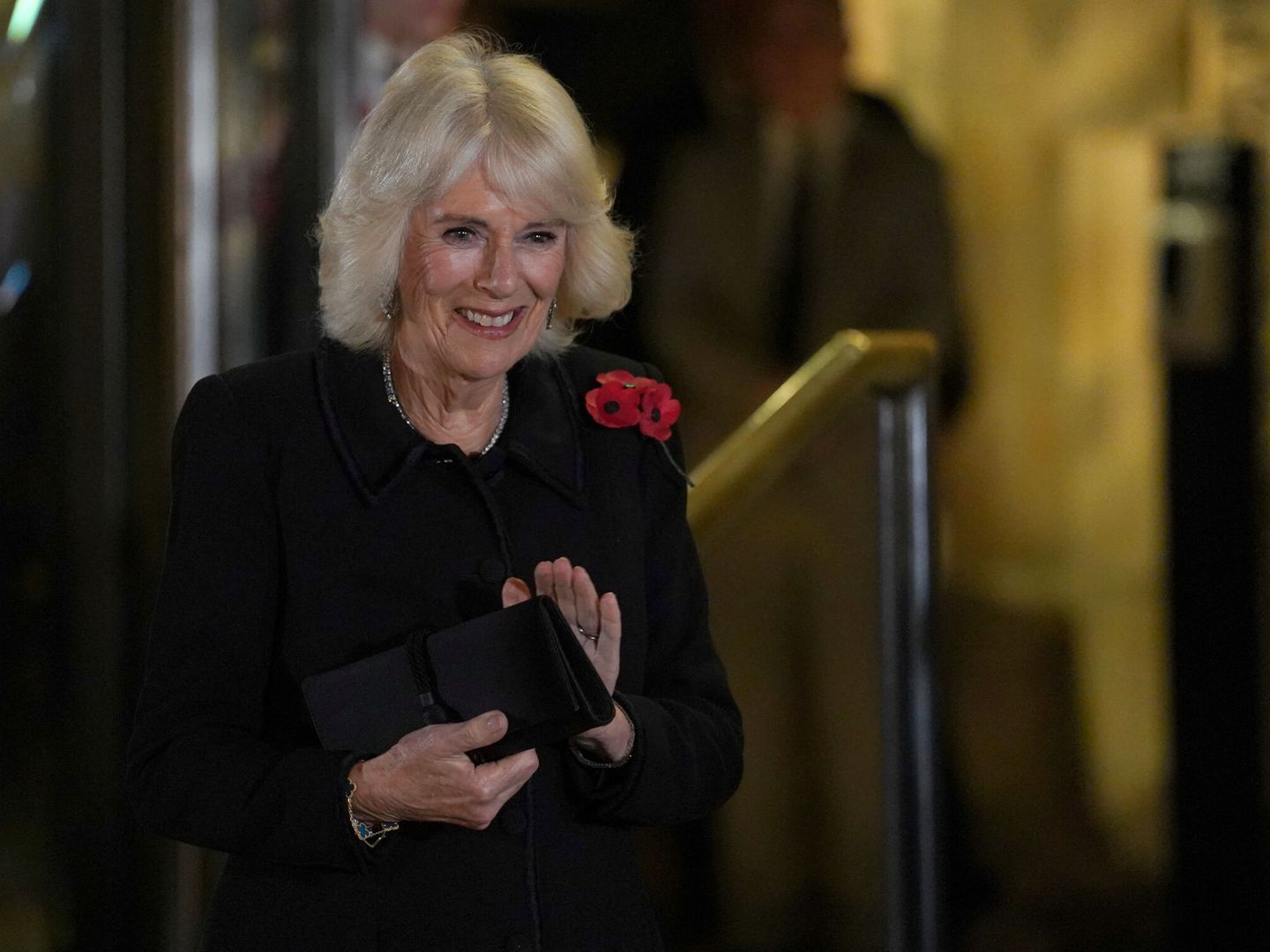 La reina Camilla, en el Royal Albert Hall. (Reuters)