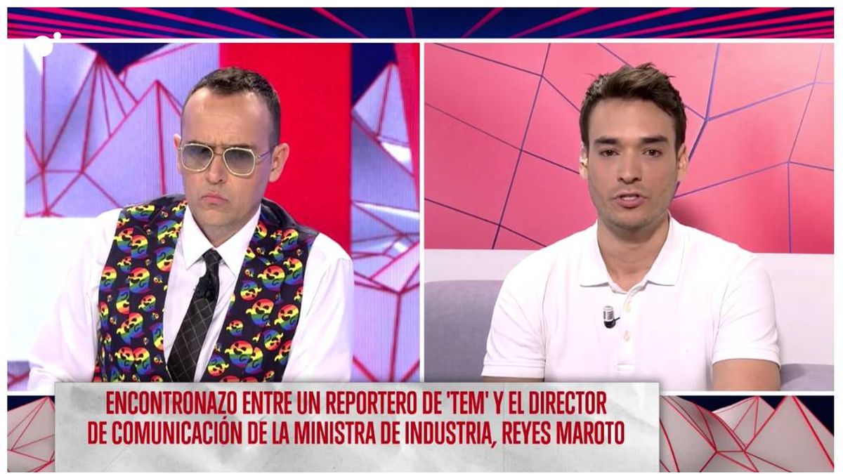 El dircom de Reyes Maroto niega haber agredido al reportero de Risto Mejide