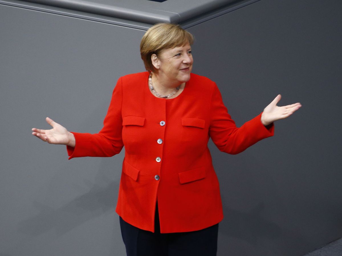 Foto: La canciller alemana, Angela Merkel, en el Bundestag. (Reuters)