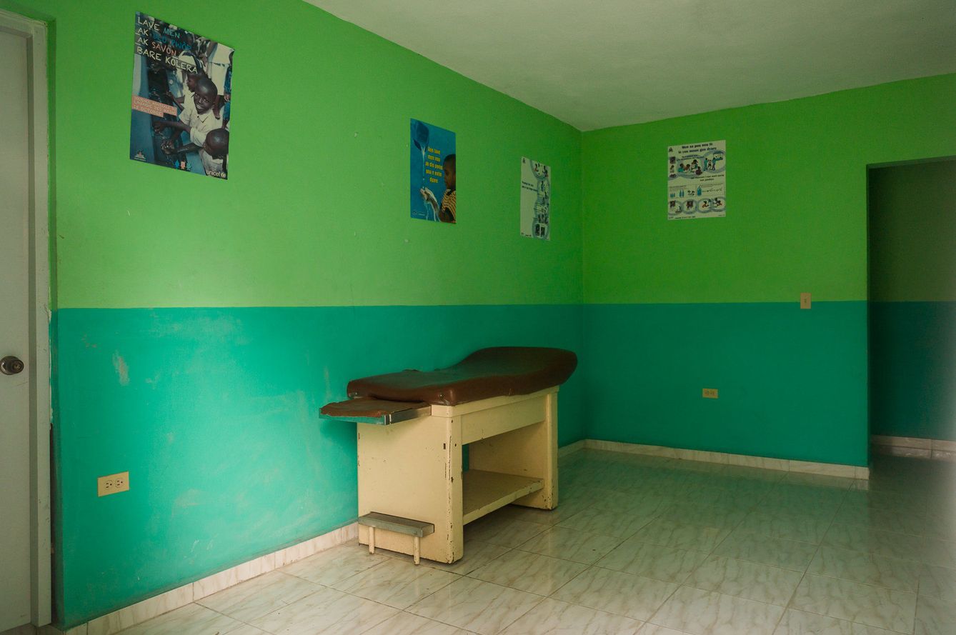 Imagen del interior del centro de salud de Petit Goâve. (Foto: Borja Moncunill)