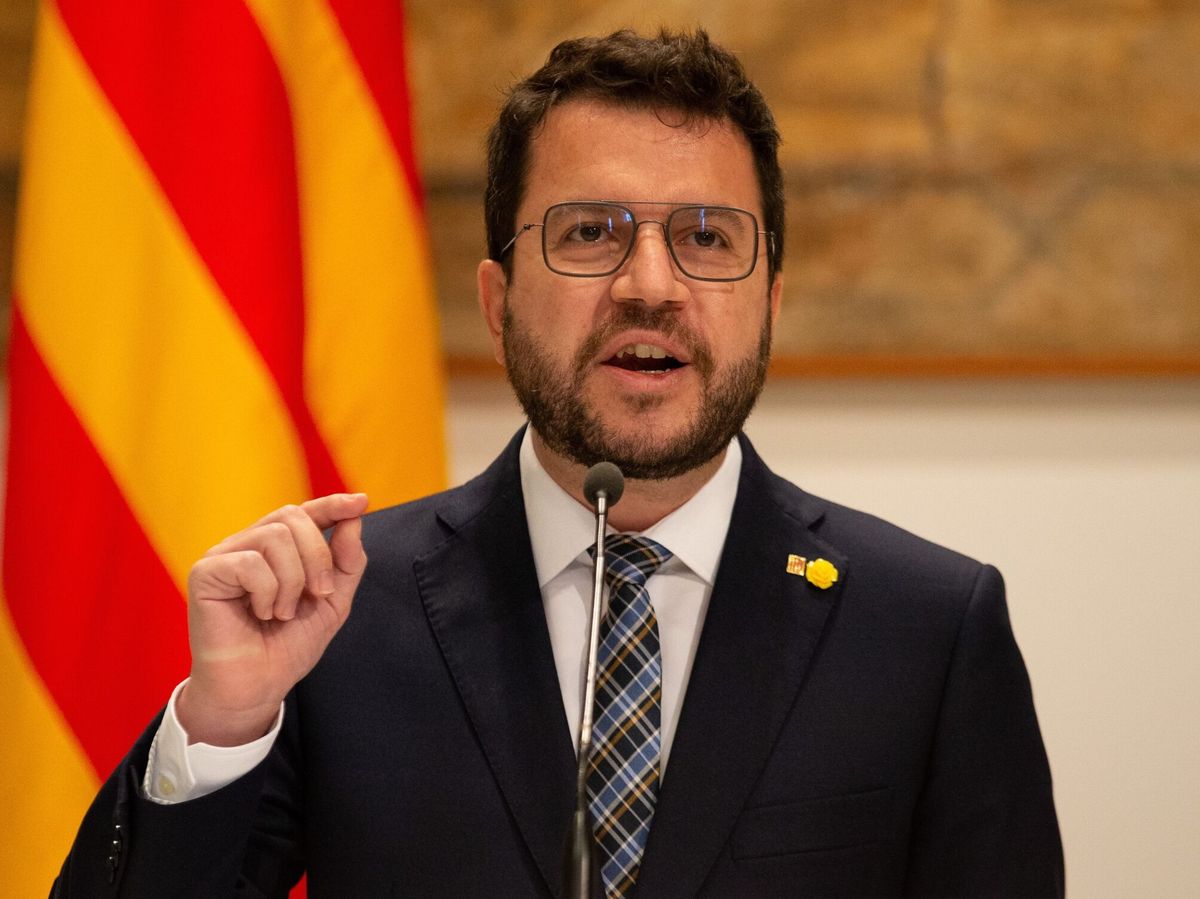 Foto: El presidente de la Generalitat, Pere Aragonès. (EFE)
