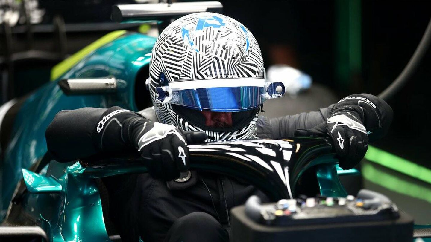 Fernando Alonso, tras su primera jornada con Aston Martin. (Formula 1)