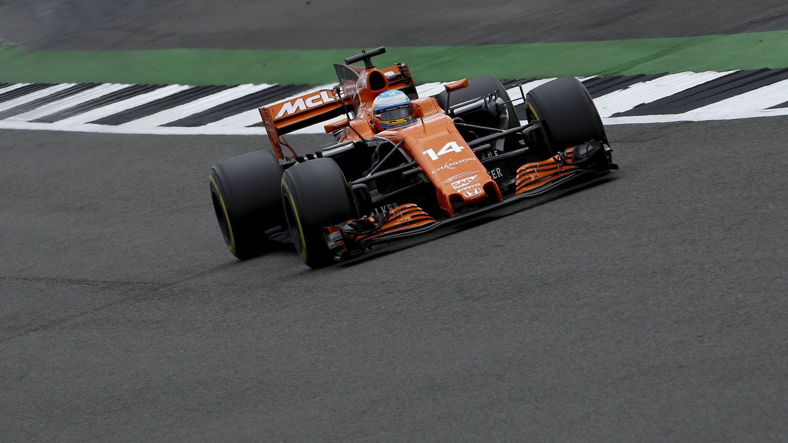 Foto: Fernando Alonso, en este GP de Gran Bretaña. (EFE)