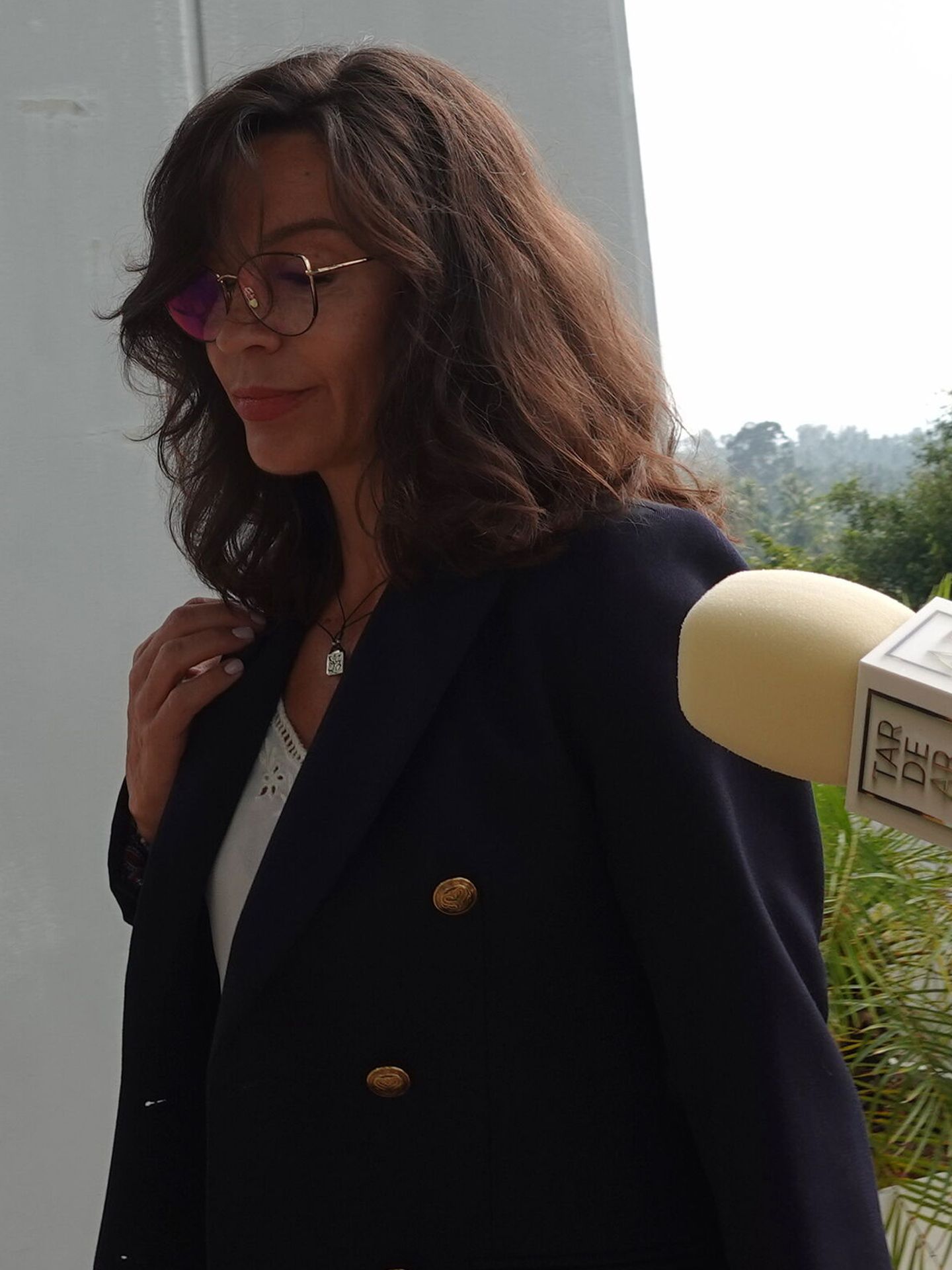 Silvia Bronchalo, en su visita a la corte de Koh Samui. (EFE/Shitthipong Charoenjai)