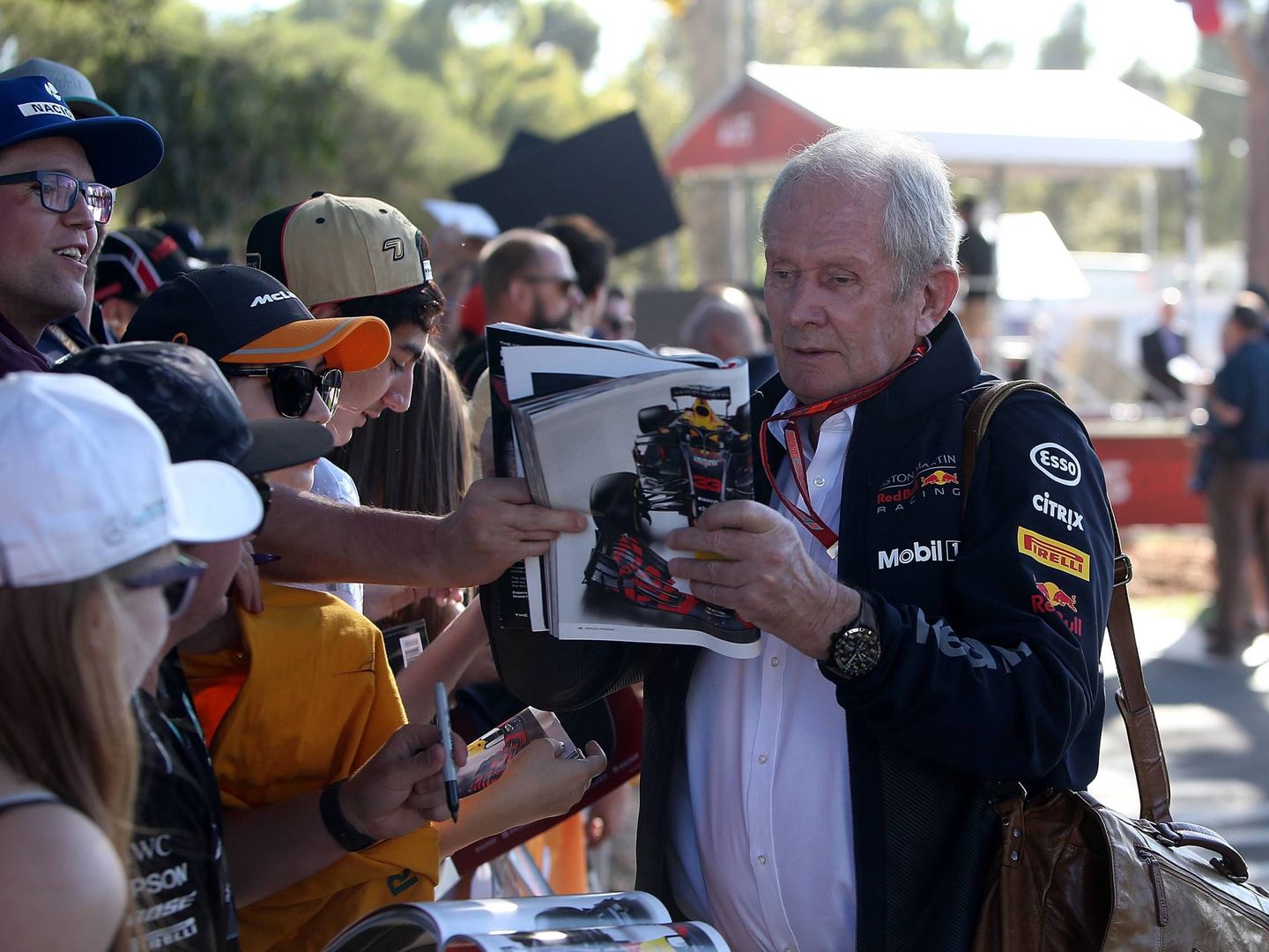 Helmut Marko, de Red Bull, el pasado fin de semana en el Gran Premio de Australia de F1. (Imago)