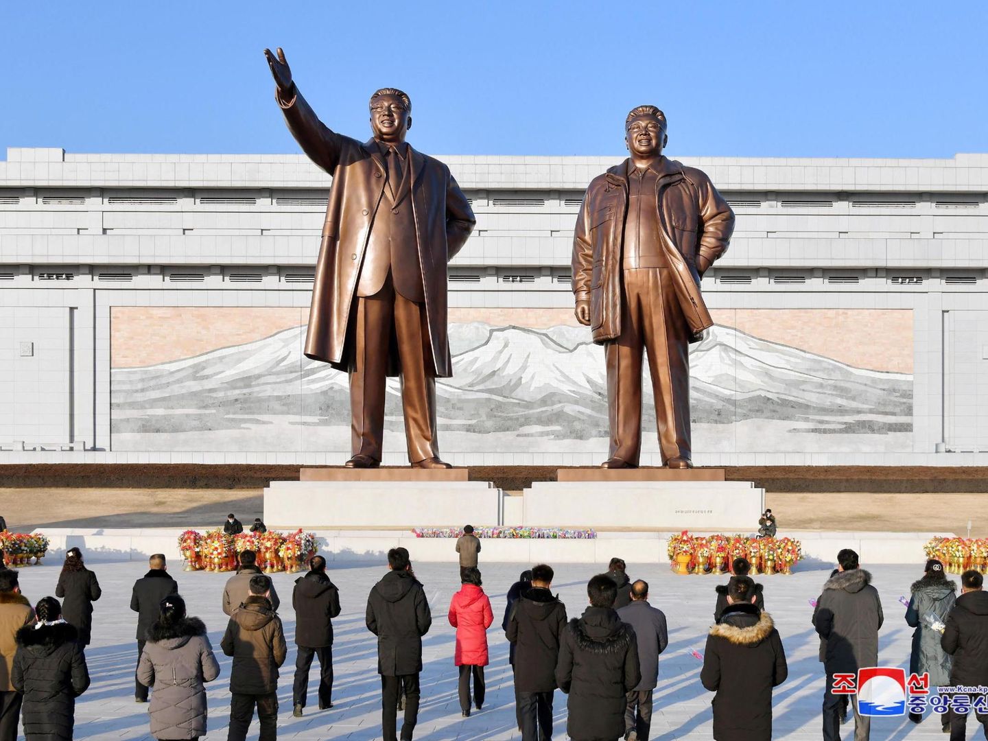 Pyongyang en Año Nuevo, 2021. REUTERS