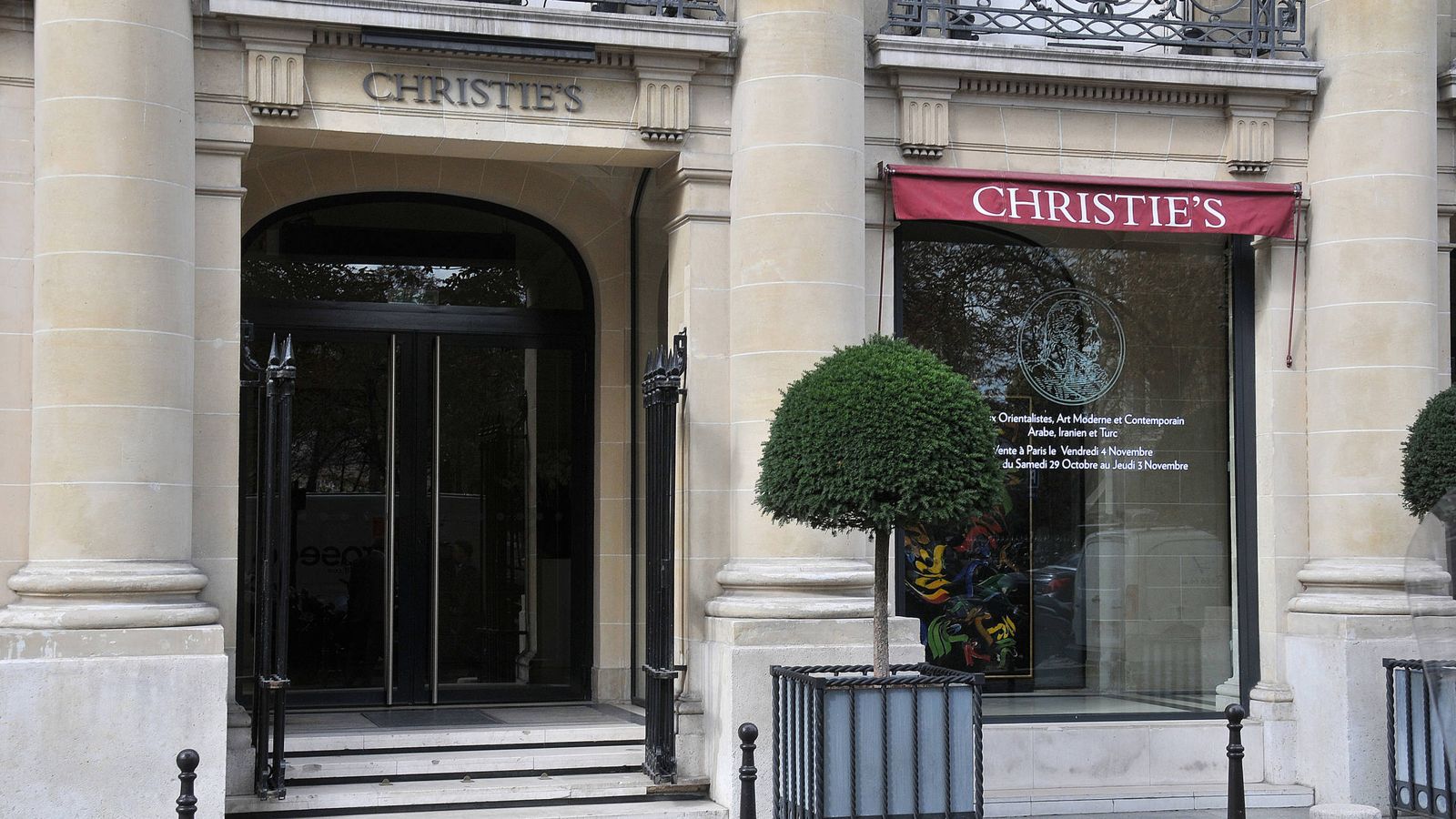 Foto: Fachada de Chistie's en París. (Alamy)