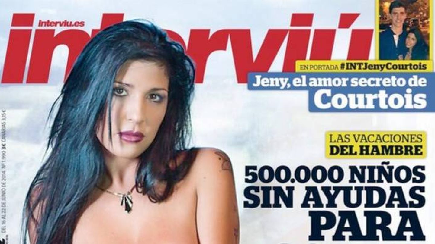 Jeny Sánchez en 'Interviú'.