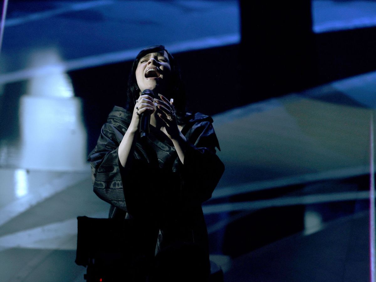 Foto: La cantante, durante un momento de la actuación. (EFE/Laurent)