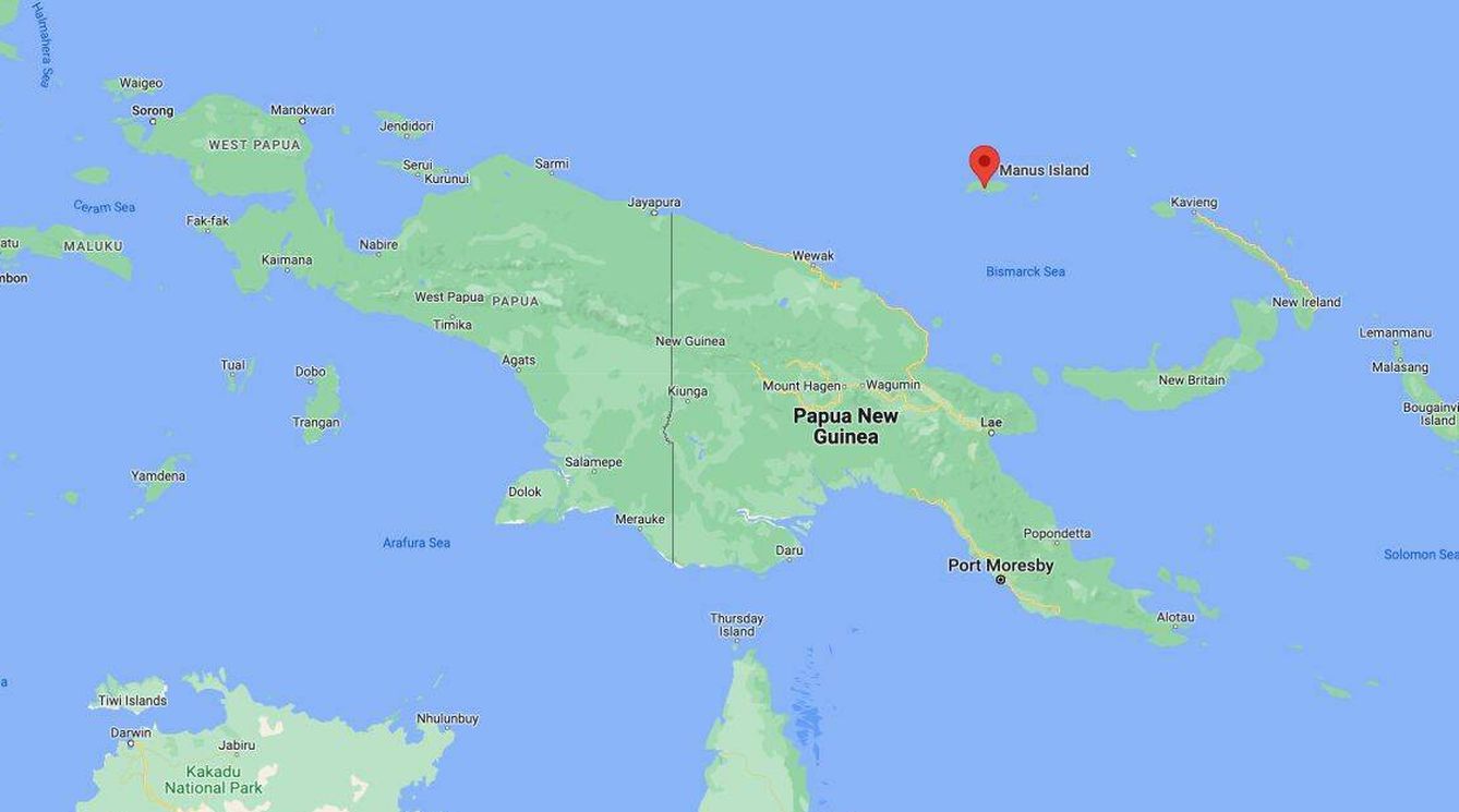 Se cree que los fragmentos de meteorito IM1 están a 300 km al norte de la isla de Manu, en el océano Pacífico.