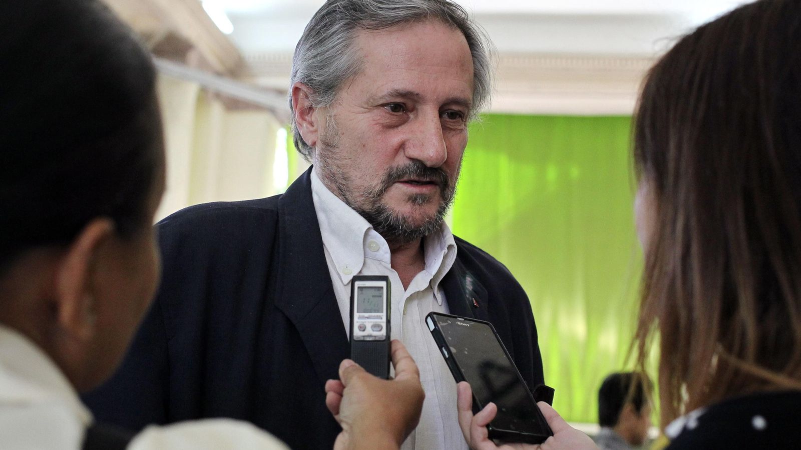 Foto: El exeurodiputado de Izquierda Unida Willy Meyer, tras ser condecorado en La Habana, Cuba, el pasado 29 de enero. (EFEI