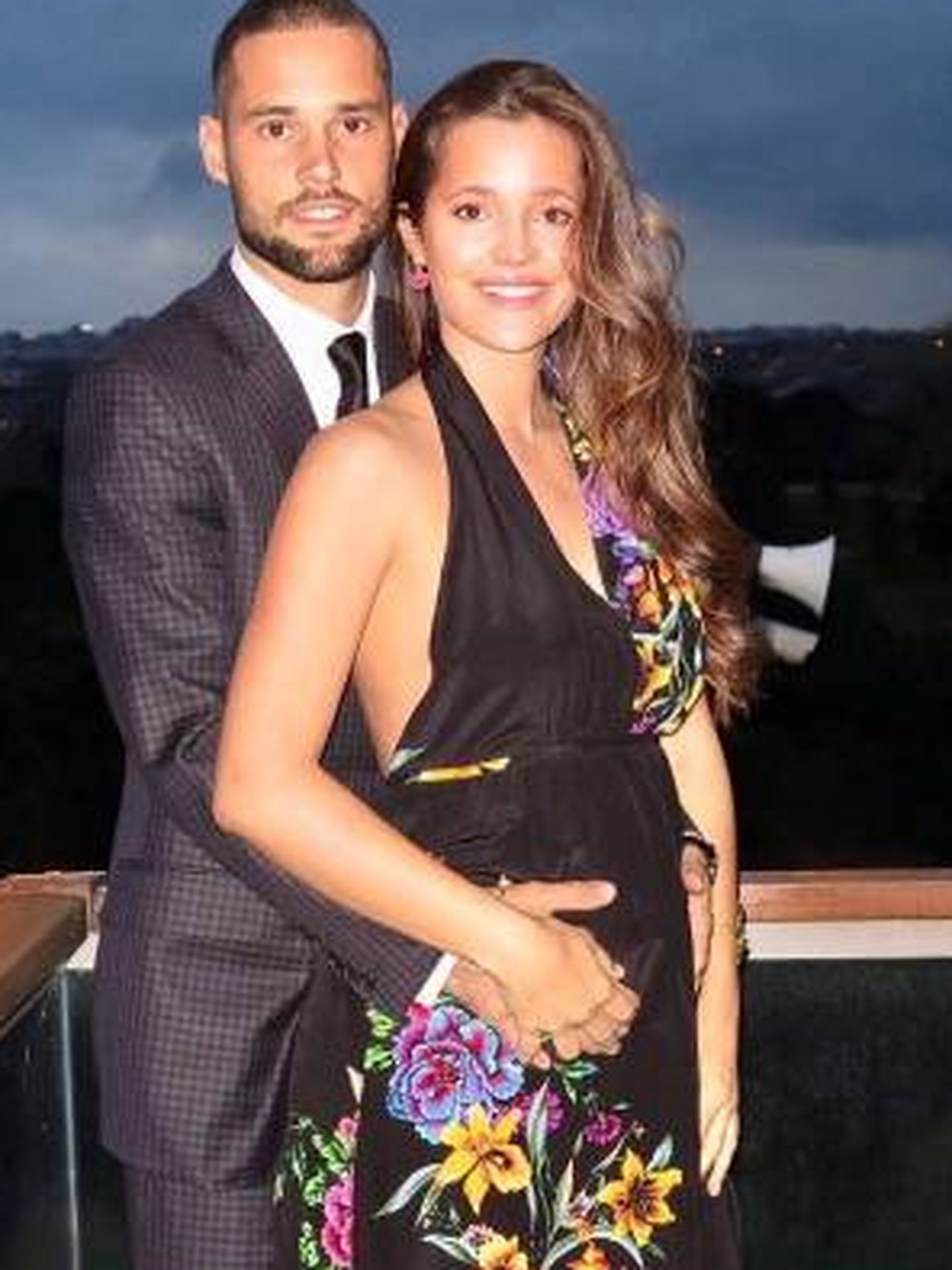 Mario Suárez y Malena Costa, felices por su segundo embarazo. (Instragram)