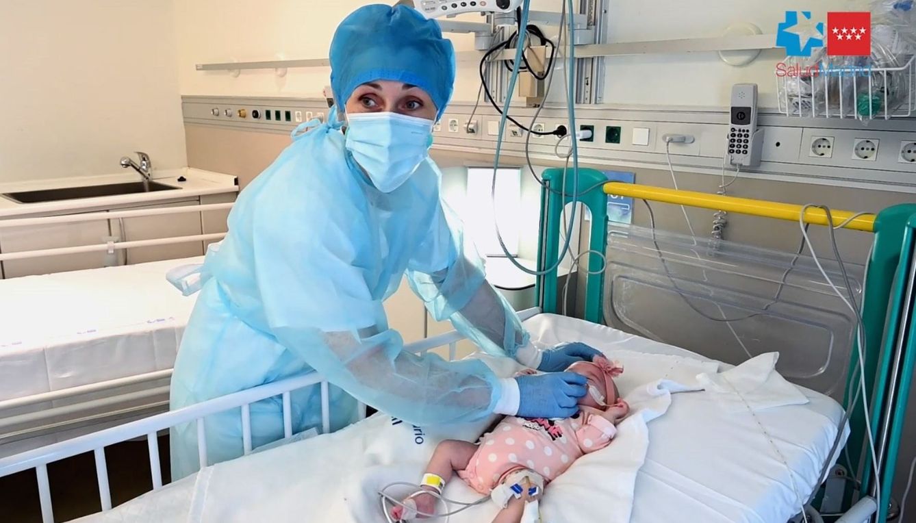 Trasplante de corazón a un bebé con incompatibilidad sanguínea con su donante en el hospital Gregorio Marañón de Madrid.(Foto:EFE)