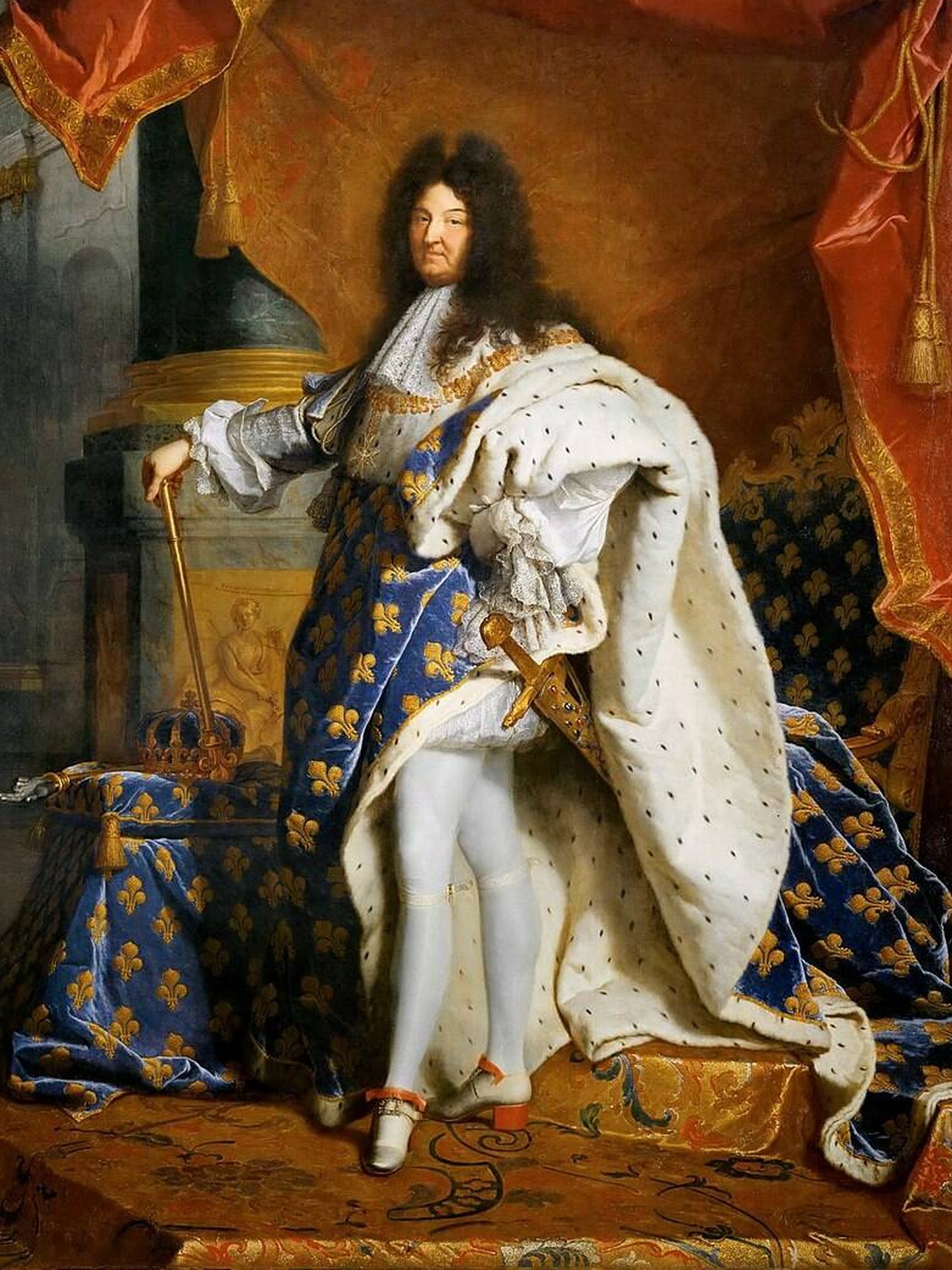 Retrato a Luis XIV. (Archivo fotográfico del Museo del Louvre)