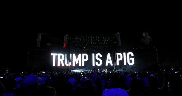 Foto: Roger Waters arremete contra Donald Trump en sus conciertos (Reuters)