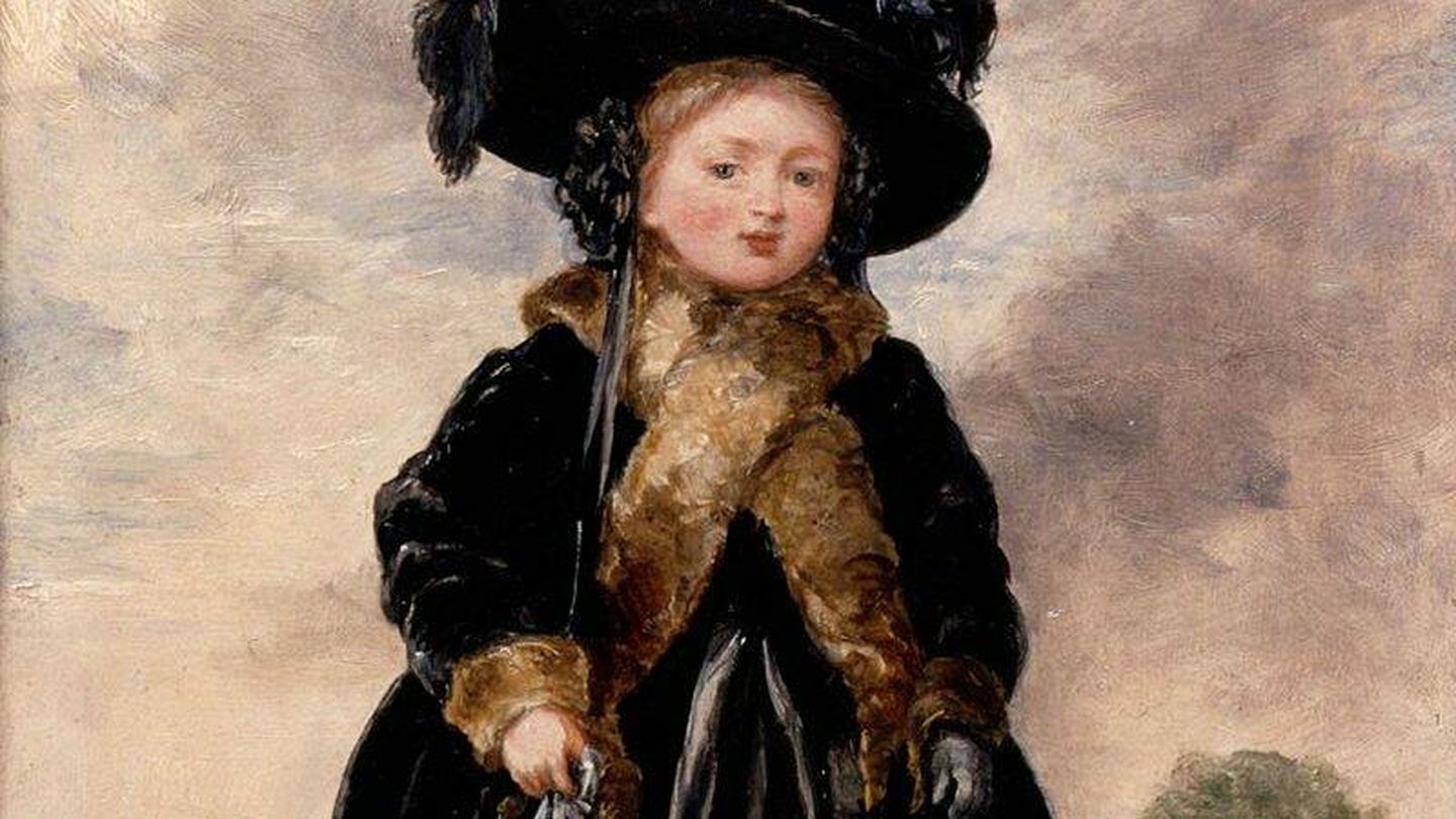 Retrato de la reina Victoria de pequeña. Fuente: Wikimedia