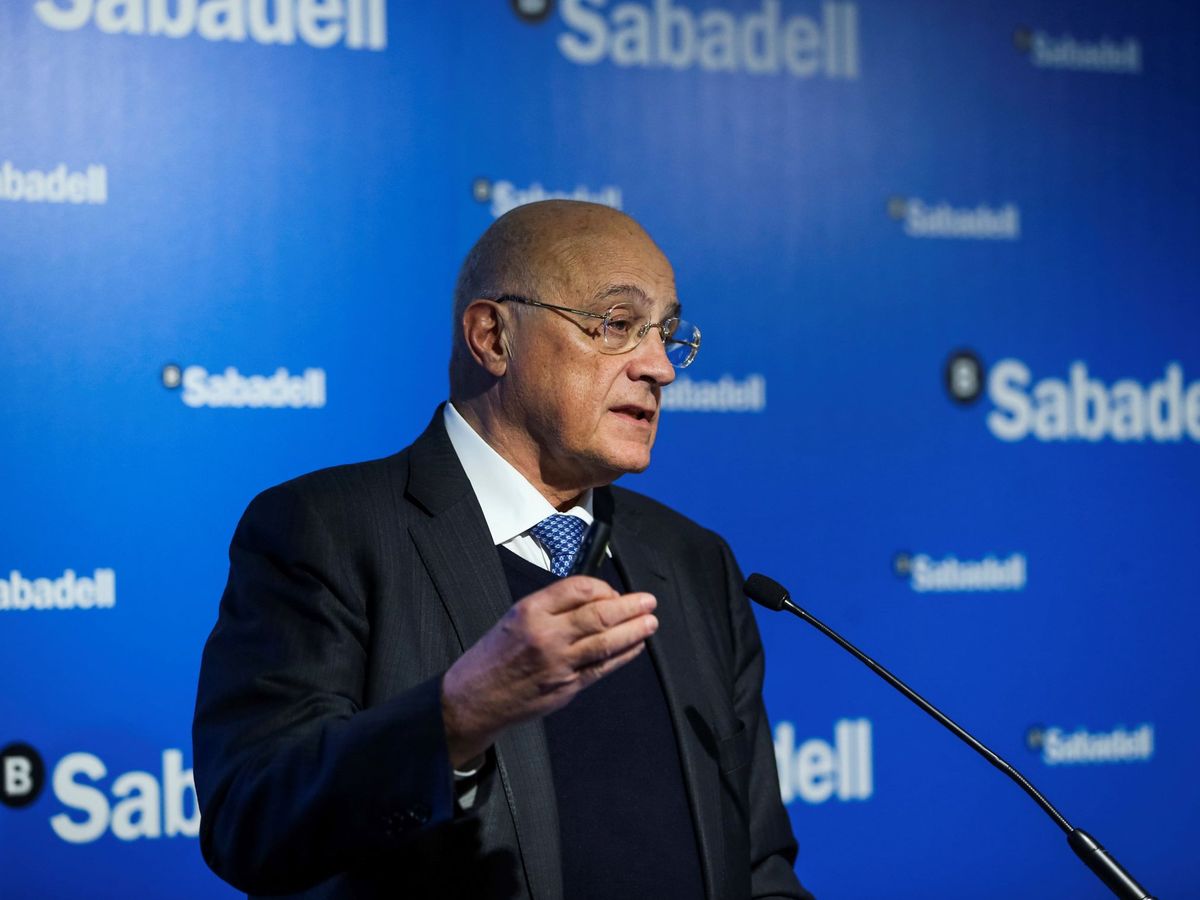 Foto: Josep Oliu, presidente del Banco Sabadell. (EFE)