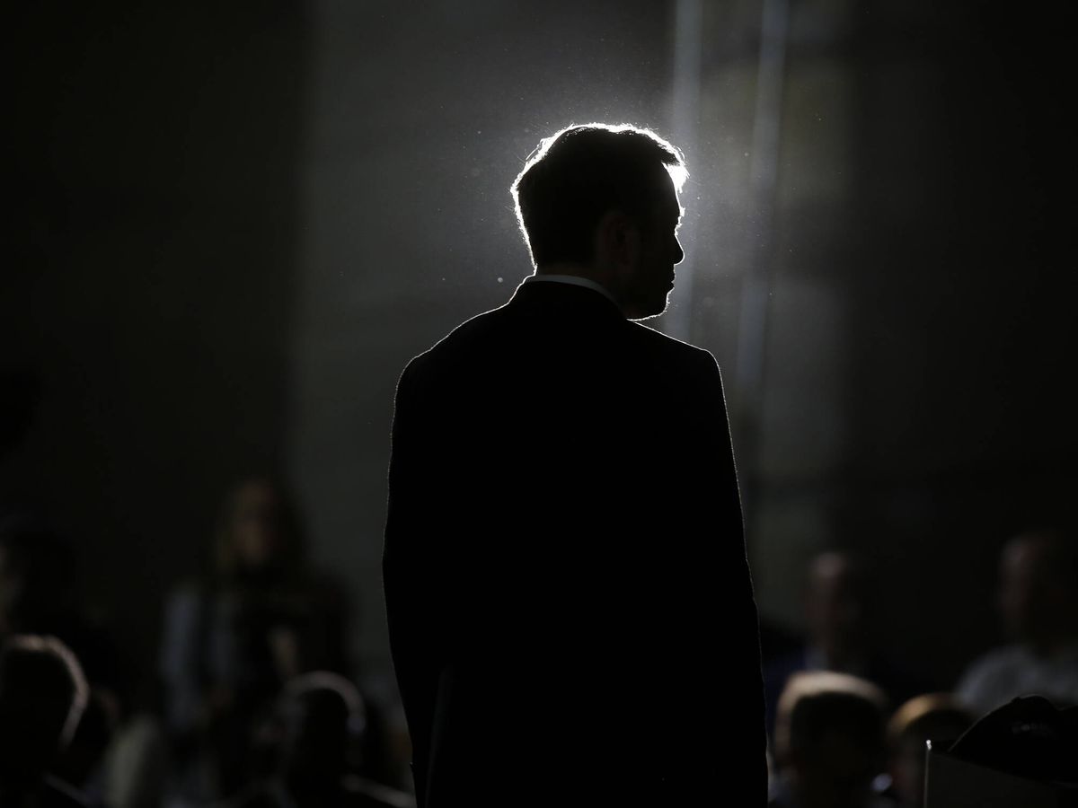 Foto: Elon Musk, durante una presentación de The Boring Company. (Getty/Joshua Lott)
