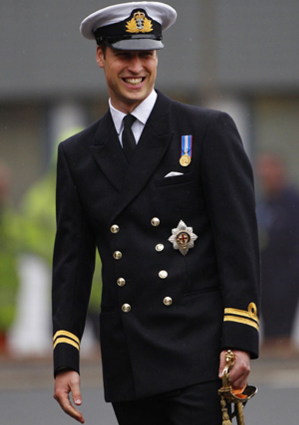 Foto: El príncipe Guillermo regresa tras su instrucción en las Malvinas