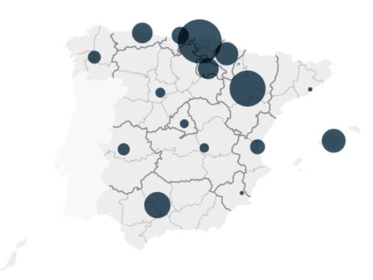 Foto: El mapa de las viviendas de la Sareb: cuántas tiene en España y en qué comunidades están