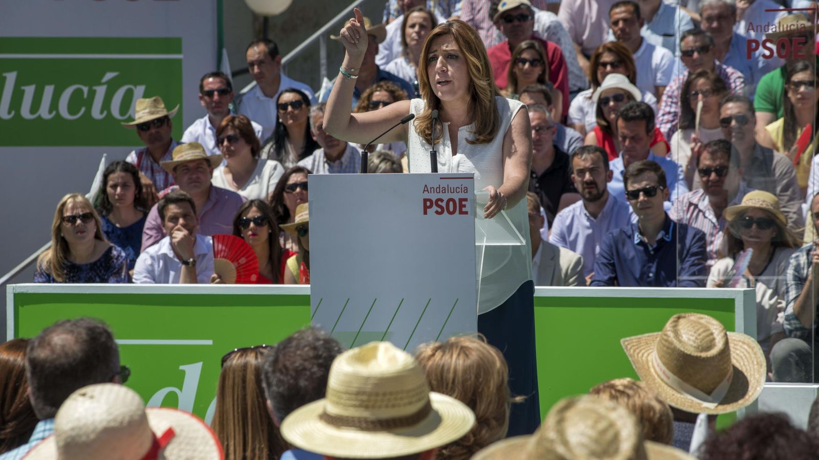Foto: La secretaria general del PSOE de Andalucía y presidenta en funciones del Gobierno andaluz, Susana Díaz (EFE)