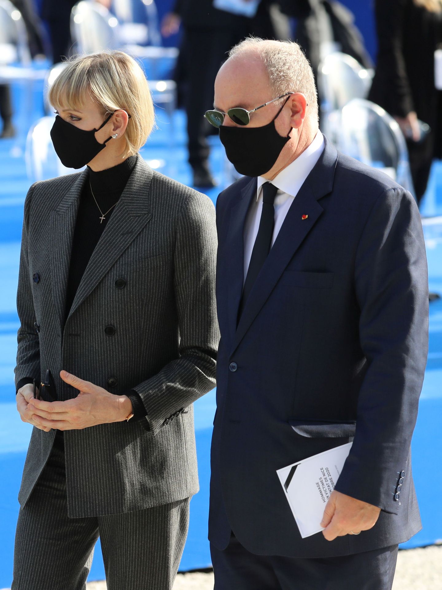 Alberto y Charlène, en una imagen de archivo. (Reuters/Pool/Valery Hache)