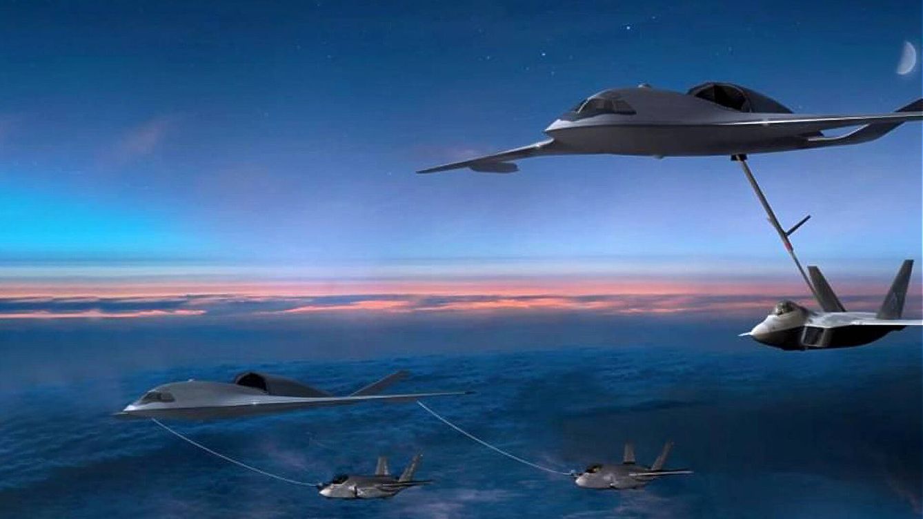Foto: Concepto de nave nodriza invisible de Lockheed Martin.