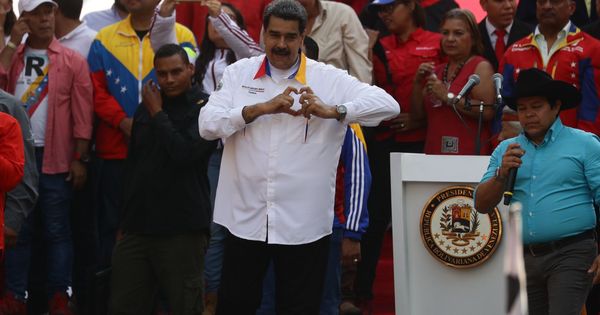 Foto: El chavismo celebra el primer aniversario de las elecciones no reconocidas por la comunidad internacional