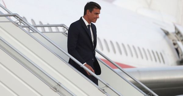 Foto: Pedro Sánchez a su llegada a Bolivia. (EFE)