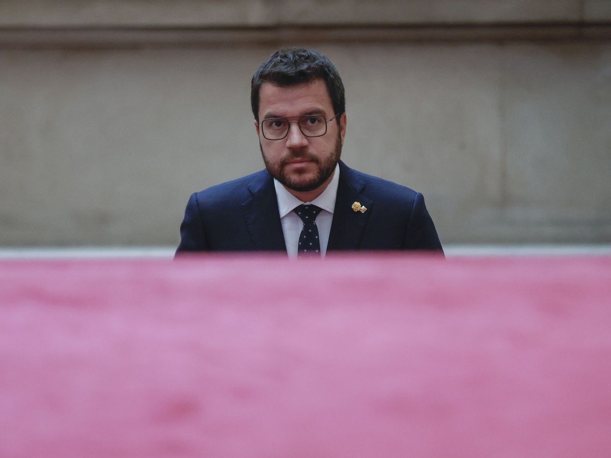 Foto: El presidente de la Generalitat, Pere Aragonès. (EFE/Toni Albir)