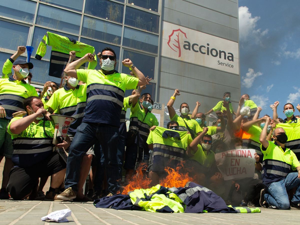 Año reserva ex La plantilla de Acciona, en huelga: quieren los mismos derechos que la de  Nissan