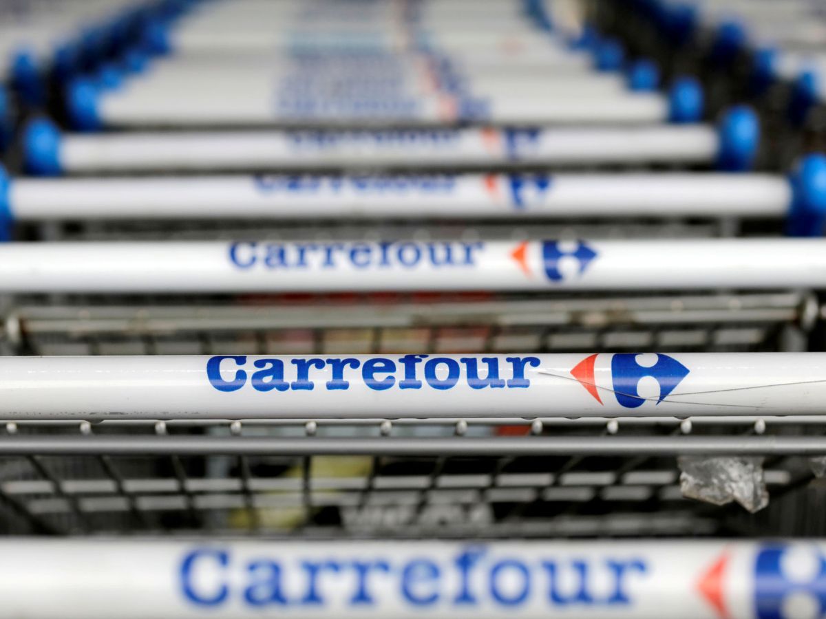 Foto: Logo de Carrefour. (Reuters)