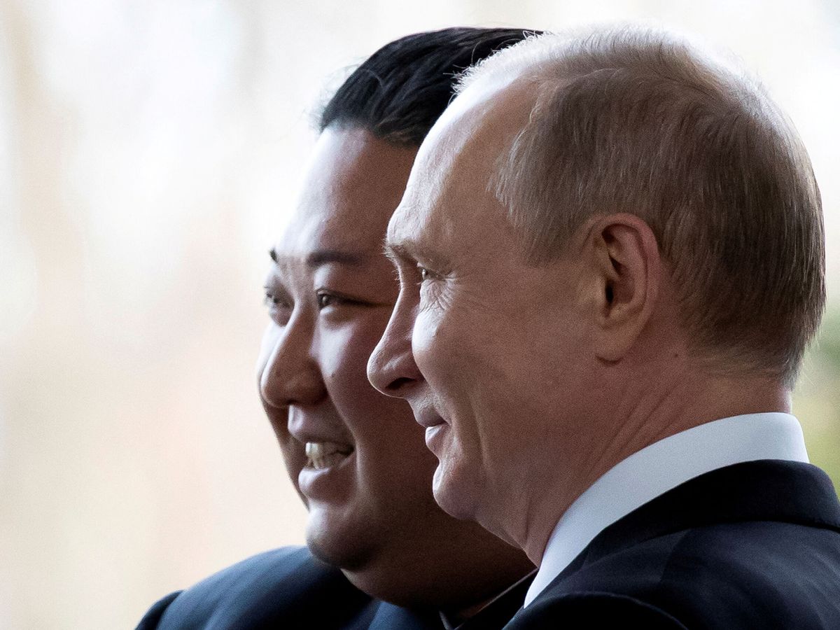 Foto: Vladímir Putin y Kim Jong-un, el 25 de abril de 2019. (Reuters/Pool/Alexander Zemlianichenko)