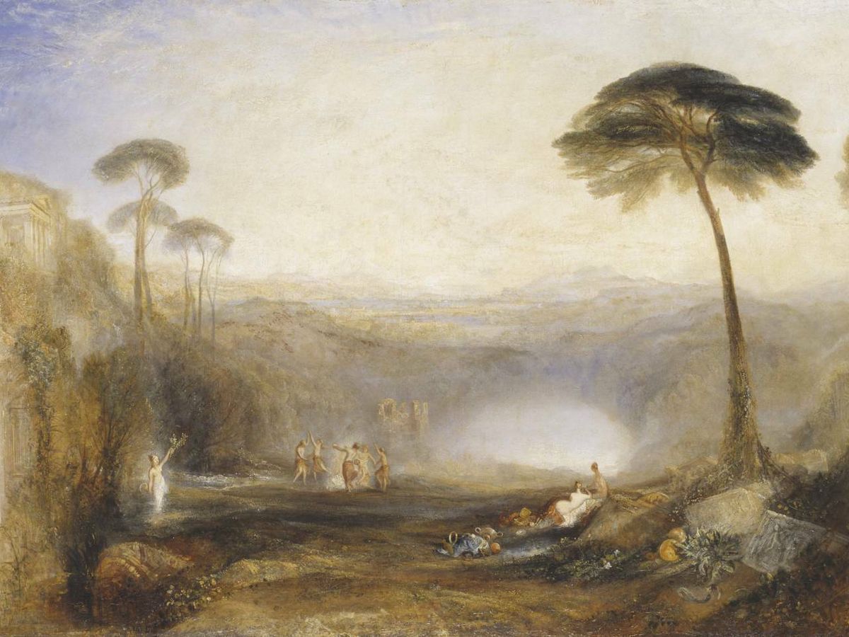 Foto: 'La rama dorada', Turner, 1834.