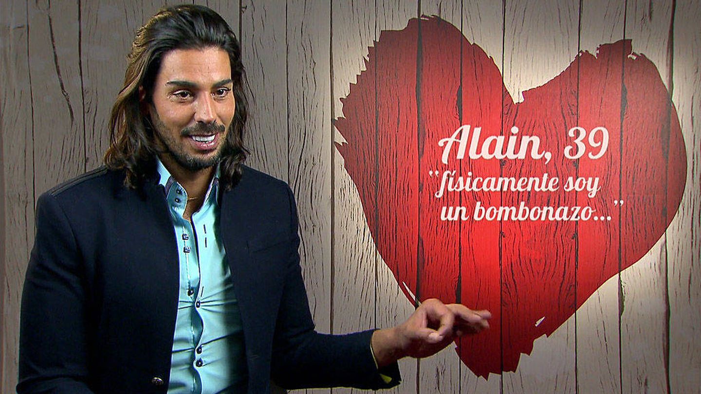 Alain, muy seguro de sí mismo en 'First Dates'. (Cuatro)