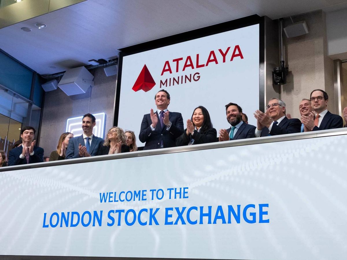 Foto: Inicio en la Bolsa de Londres de Atalaya Mining, que trasladará su sede a Andalucía. (Cedida)