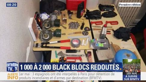 3 españoles que acudían al 1 de mayo de París, detenidos con artefactos incendiarios