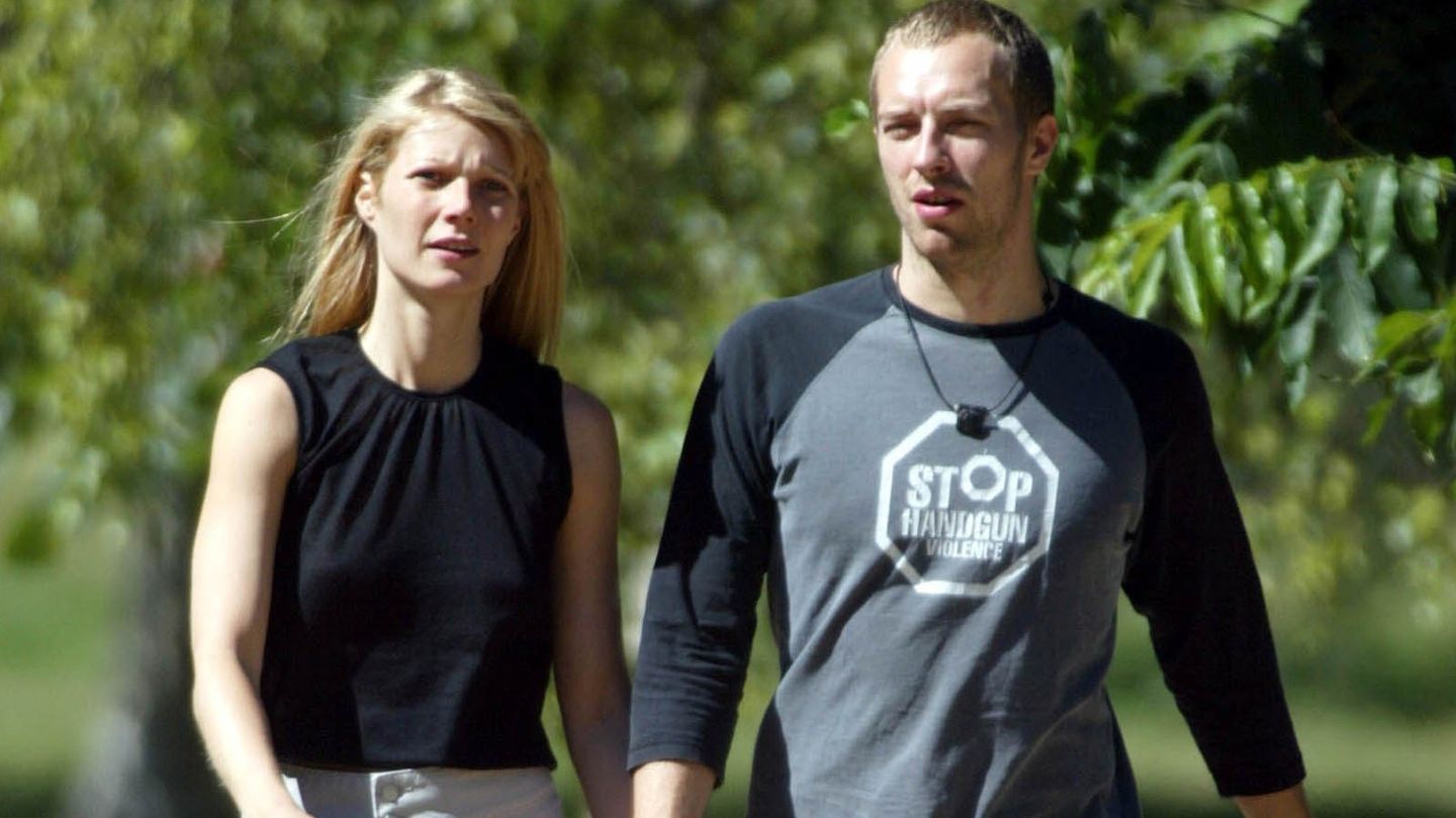 Gwyneth Paltrow y Chris Martin en los inicios de su relación. 2003 (Gtres)