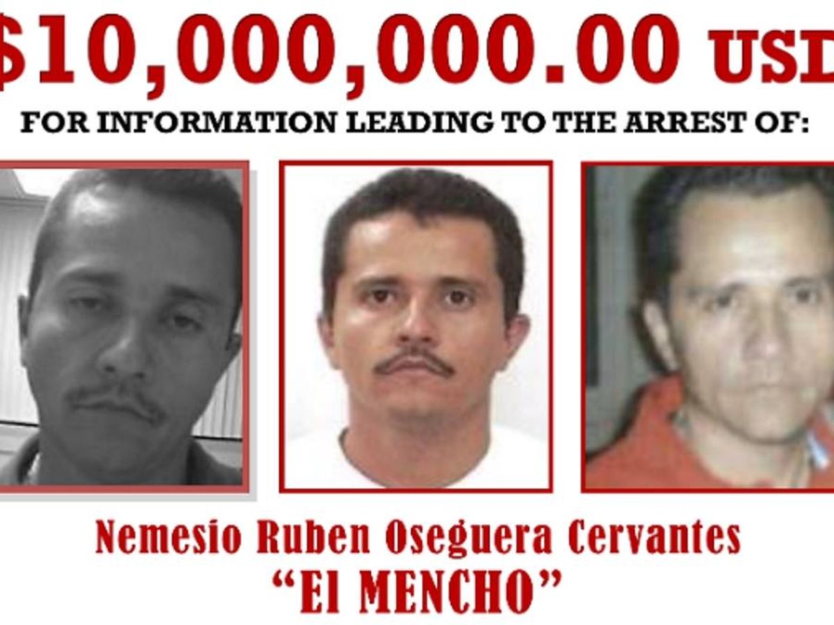Foto: 'El Mencho', el narco más buscado del mundo por el que pagan 9 millones por su cabeza. (DEA)
