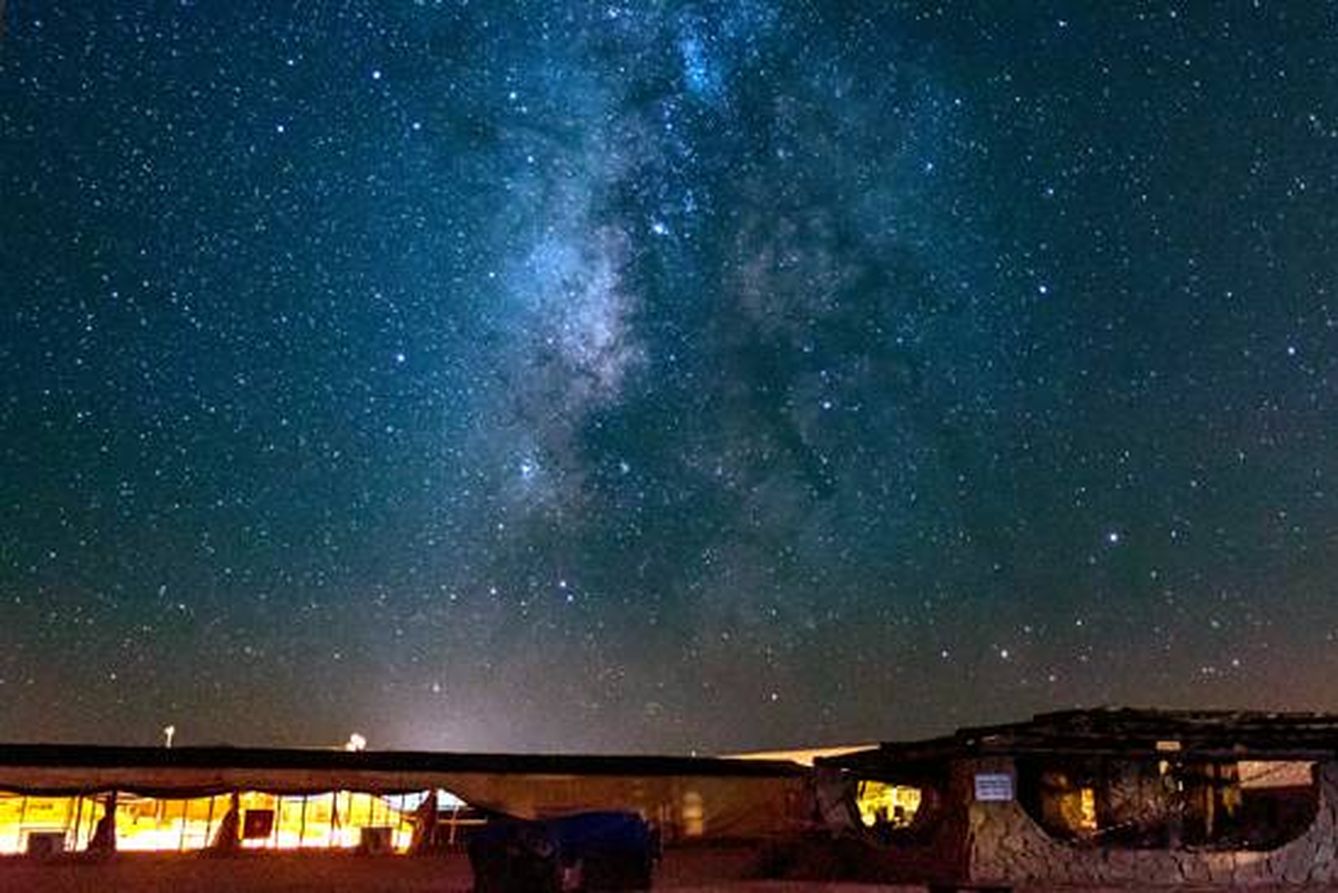 El desierto de Négev, de noche. Foto: Dark Sky Place