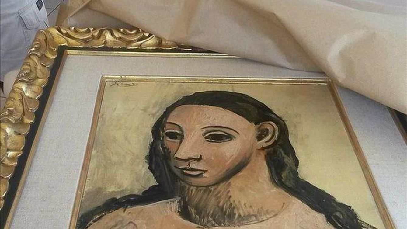 Imagen del cuadro ‘Cabeza de mujer joven’ de Picasso (EFE)