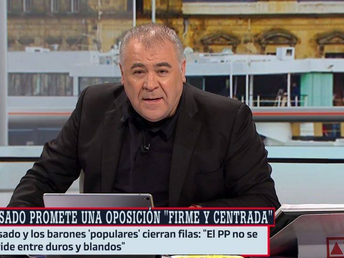Foto: Antonio García Ferreras, en 'Al rojo vivo'. (Atresmedia Televisión)