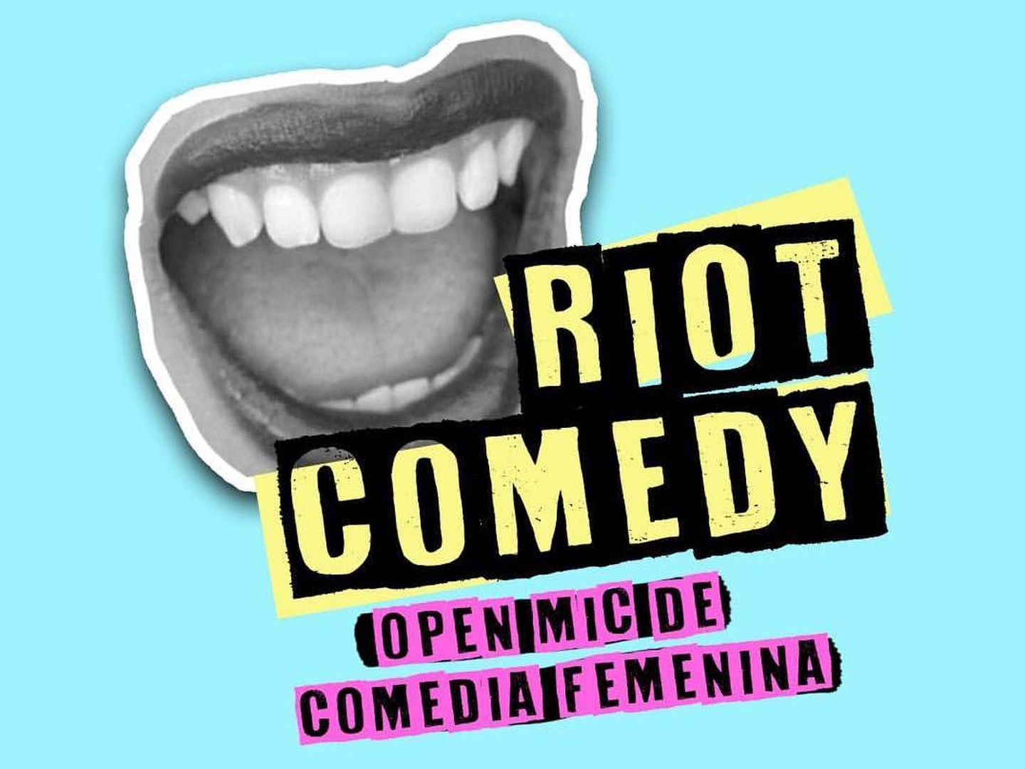 Logo del 'Riot Comedy' para promocionar la comedia femenina