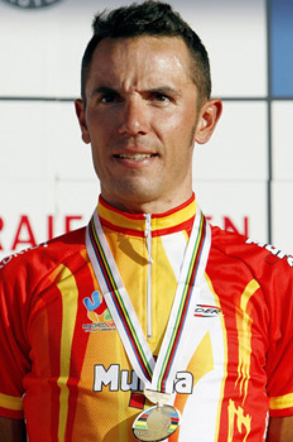 Foto: Joaquim Rodríguez bronce, en una prueba que ganó Cadel Evans